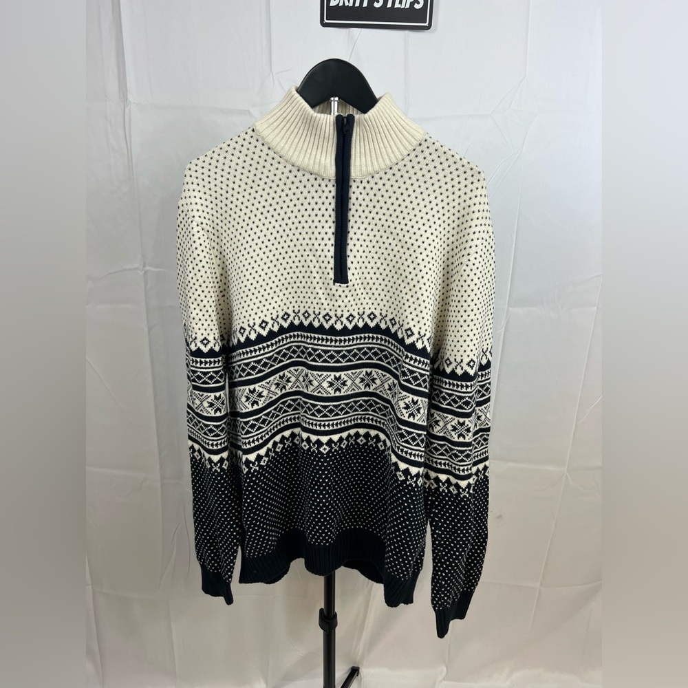 Tommy Hilfiger Nordic Half Zip Sweater Men’s Size XL